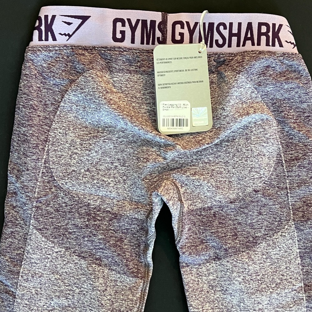 Gymshark Purple Marl/Lilac flex legging NWT